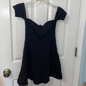 LuLus Black Off the Shoulder Dress. Size S!